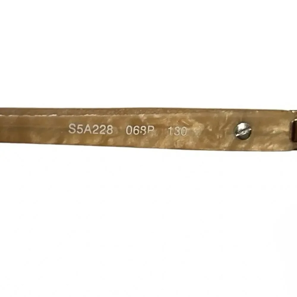 Saks Fifth Avenue‎ Women's S5A228 Eyeglass Frame Designer Full Wrap Rim Metal